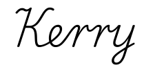 kerry签名范例