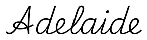 adelaide签名范例