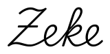 zeke签名范例