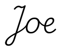 joe签名范例