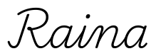 raina签名范例
