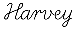 harvey签名范例
