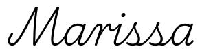 marissa签名范例