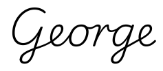george签名范例