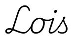 lois签名范例