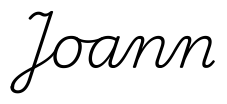 joann签名范例