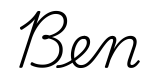 ben签名范例