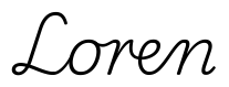 loren签名范例