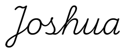 joshua签名范例