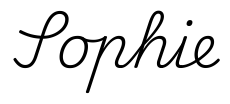 sophie签名范例