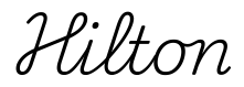 hilton签名范例