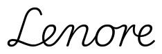lenore签名范例