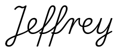 jeffrey签名范例
