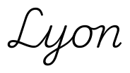 lyon签名范例
