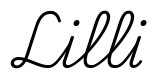 lilli签名范例