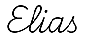 elias签名范例