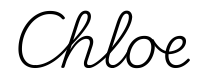 chloe签名范例
