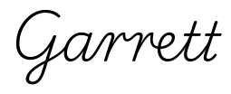 garrett签名范例