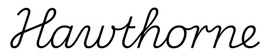hawthorne签名范例