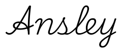 ansley签名范例