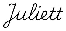 juliett签名范例