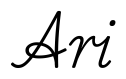 ari签名范例