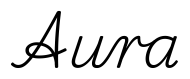 aura签名范例