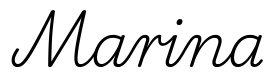 marina签名范例