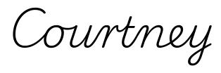 courtney签名范例