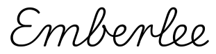 emberlee签名范例