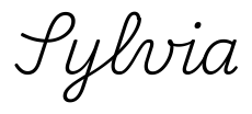 sylvia签名范例