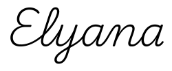 elyana签名范例