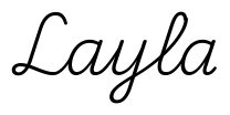 layla签名范例