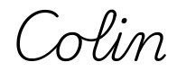 colin签名范例