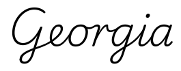 georgia签名范例