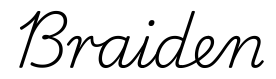 braiden签名范例