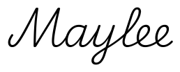 maylee签名范例