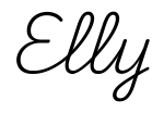 elly签名范例
