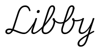 libby签名范例