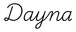 dayna签名范例