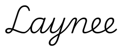 laynee签名范例