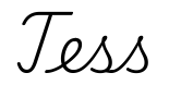 tess签名范例