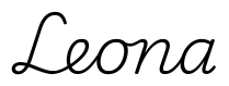 leona签名范例