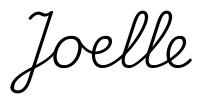 joelle签名范例