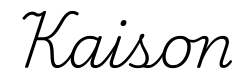 kaison签名范例