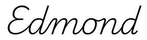 edmond签名范例