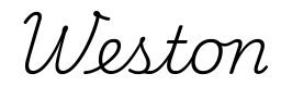 weston签名范例