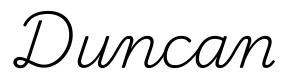 duncan签名范例