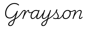 grayson签名范例
