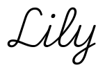 lily签名范例